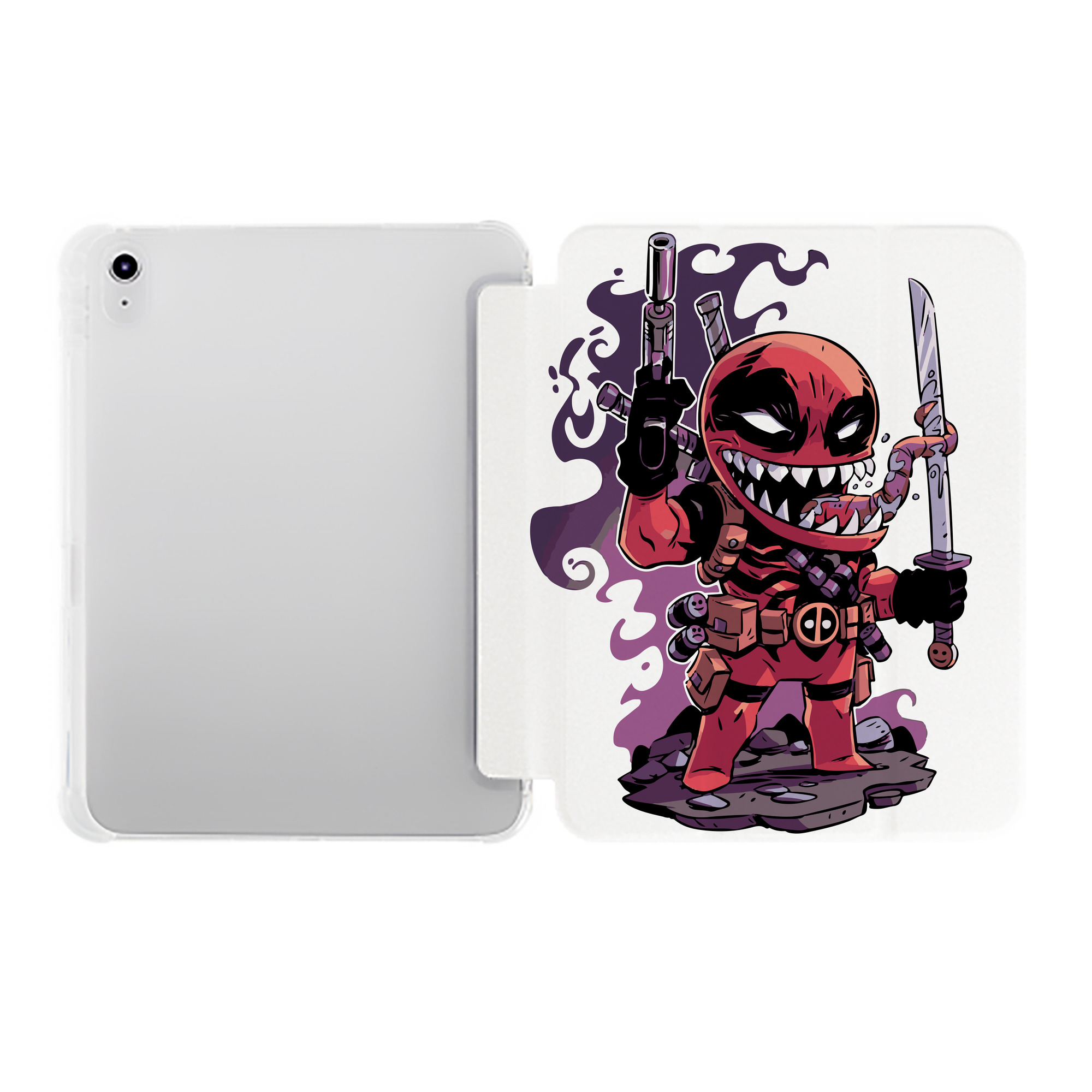 （画像用） アベンジャーズ The Avengers IPad ケース ペン収納付き 三つ折りスタンド PUレザー×シリコン 対応機種9.5/10.5/10.9インチ
